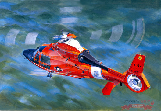 Вертолет  US Coast Guard HH-65C Dolphin (1:35) купить в Москве