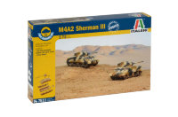 Танк M4A2 Sherman III (2 быстросборные модели) 1/72