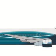 Пассажирский авиалайнер Боинг 767-300 купить в Москве - Декаль