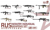 RUS Infantry individual weapons set (Современное российское стрелковое вооружение) 1/35