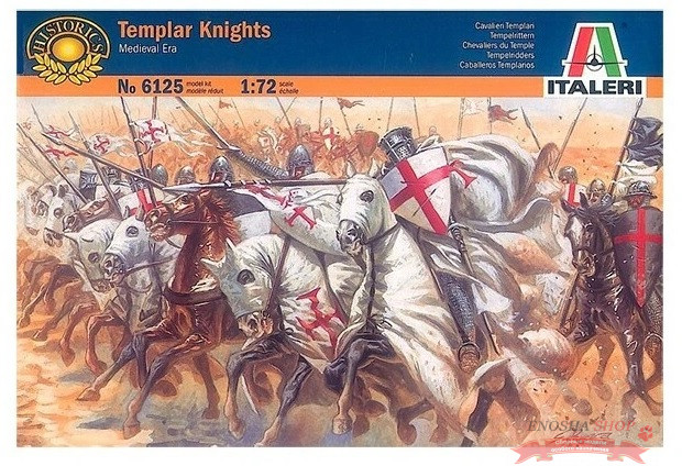 Templar Knights Medieval Era (Рыцари-тамплиеры) 1/72 купить в Москве