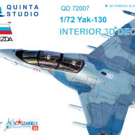 3D Декаль интерьера кабины Як-130 (для модели Звезда) купить в Москве - 3D Декаль интерьера кабины Як-130 (для модели Звезда) купить в Москве