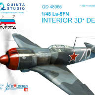 3D Декаль интерьера кабины Ла-5ФН (для модели Звезда) купить в Москве - 3D Декаль интерьера кабины Ла-5ФН (для модели Звезда) купить в Москве