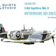 3D Декаль интерьера  Spitfire Mk.V (Tamiya) купить в Москве - 3D Декаль интерьера  Spitfire Mk.V (Tamiya) купить в Москве