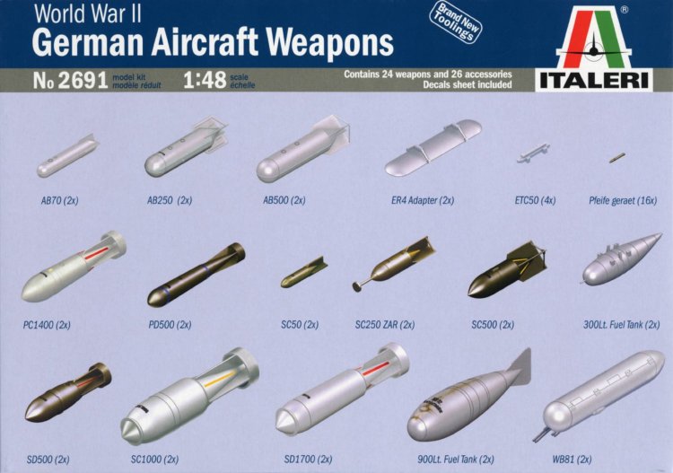 Набор бомб для Германских ВВС купить в Москве