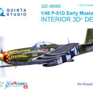 3D Декаль интерьера кабины P-51D (ранний) (для модели Eduard) купить в Москве - 3D Декаль интерьера кабины P-51D (ранний) (для модели Eduard) купить в Москве
