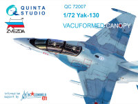 Набор остекления для модели Як-130 с дет.шнуром (для модели фирмы Звезда)