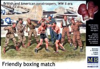 Дружественный матч по боксу. Британские и американские десантники, 2МВ